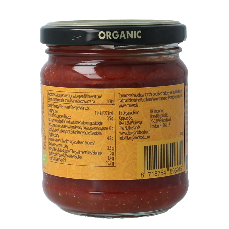 Yakso Sambal oelek bio 200 Gram
