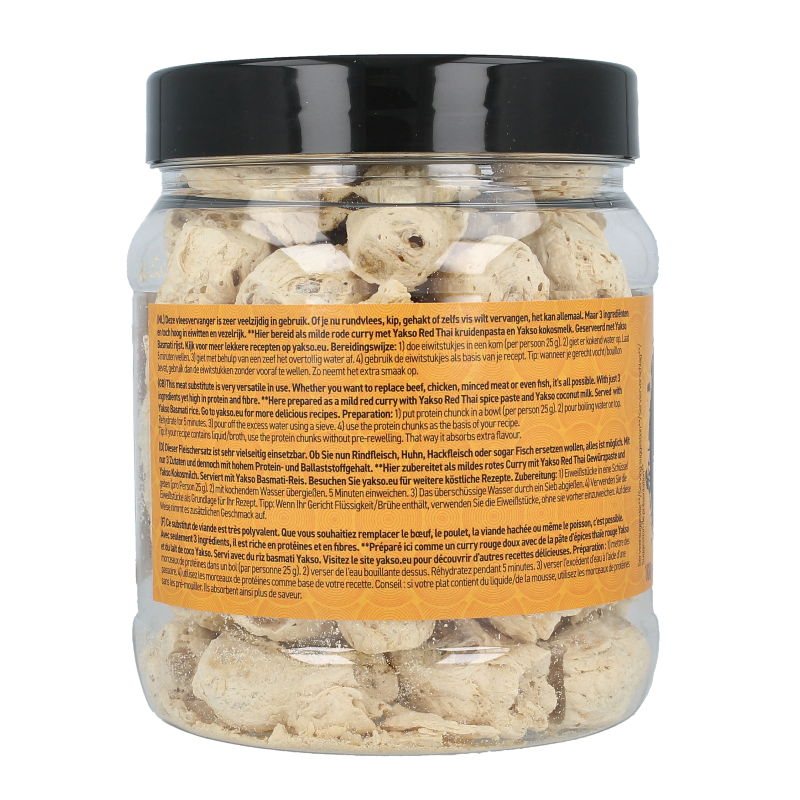 Yakso Eiwitbrokken erwten & fava bonen bio 100 Gram