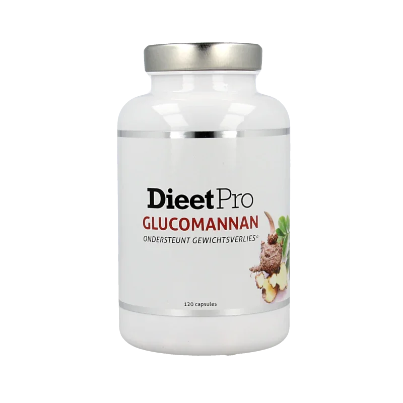 Dieet Pro Glucomannan 120 Capsules