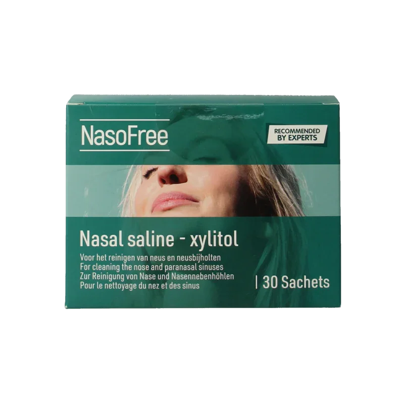 Dos Medical NasoFree nasaal spoelzout 6.5 g xylitol 30 Stuks