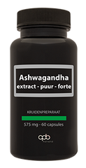 APB Holland Ashwagandha extract puur forte 575mg 60 Vegetarische capsules