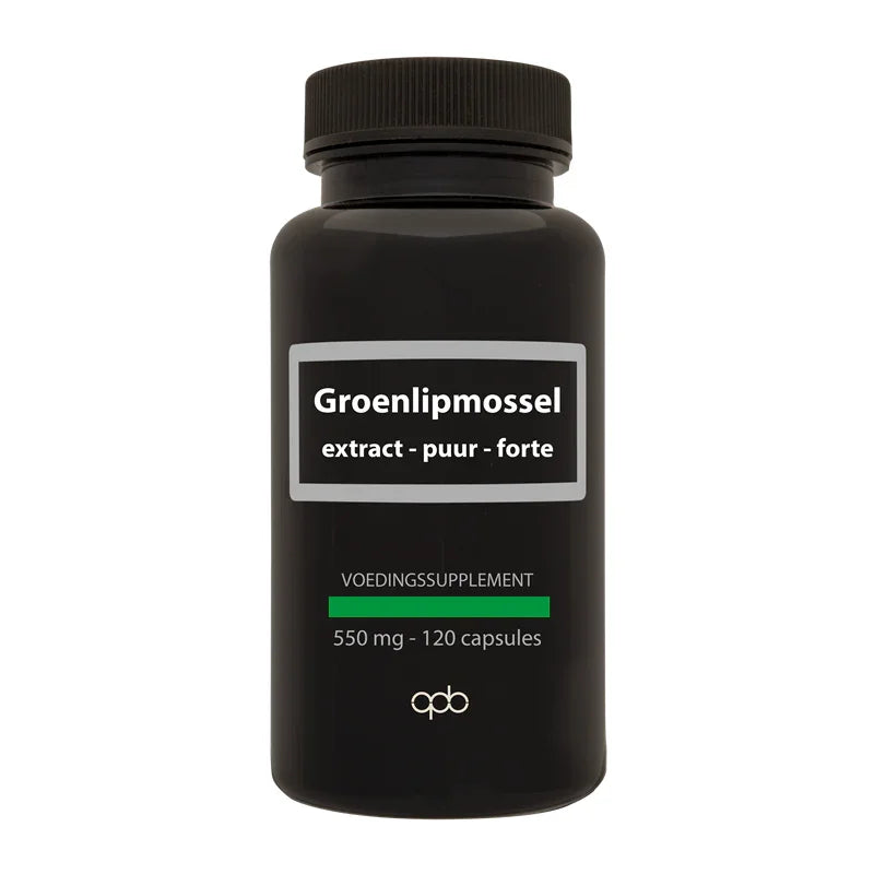 APB Holland Groenlipmossel extract puur forte 550mg 120 Capsules