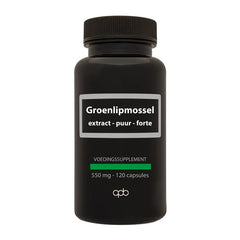 APB Holland Groenlipmossel extract puur forte 550mg 120 Capsules