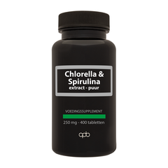 APB Holland Chlorella & Spirulina extract puur 250mg 400 Tabletten