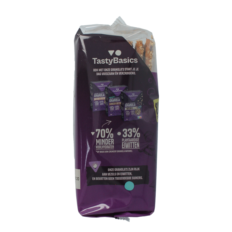 TastyBasics Less carb-high protein crackers meerzaden 200 Gram