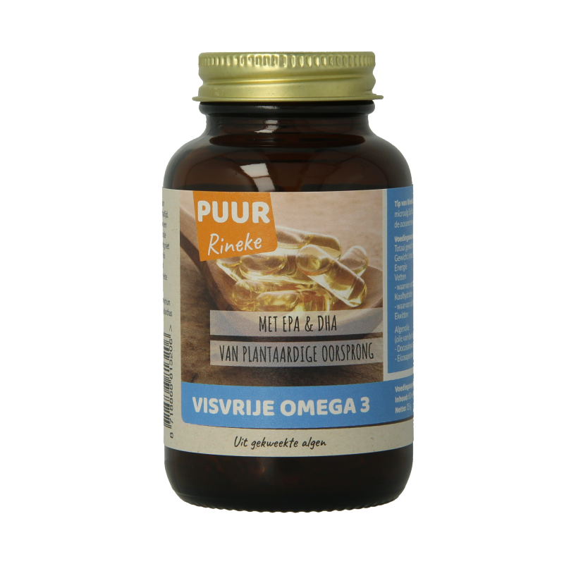 Puur Rineke Visvrije omega 3 60 Vegetarische capsules