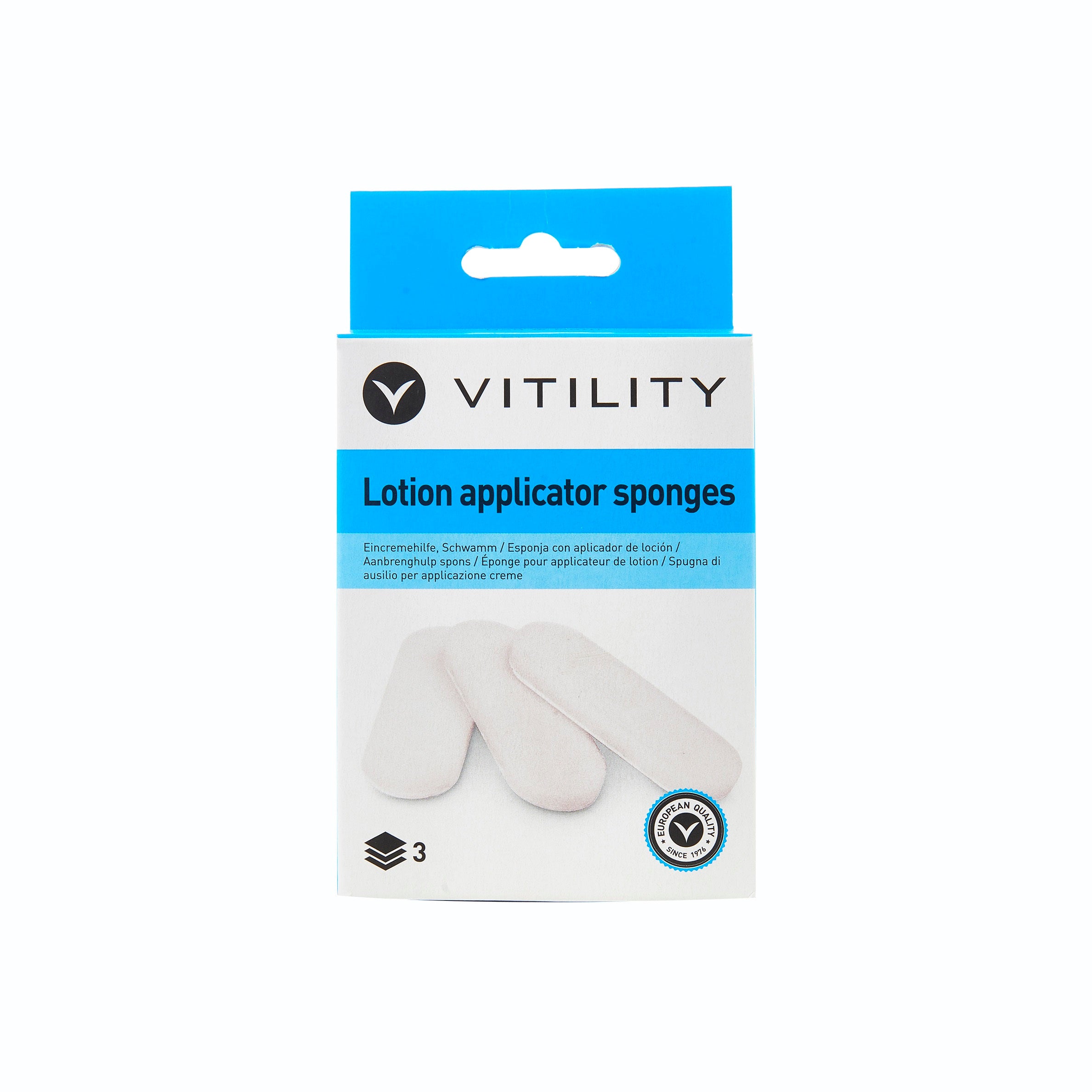 Vitility Aanbrenghulp spons 3 Stuks