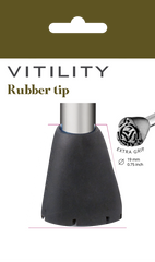 Vitility Rubberdop voor wandelstok 1 Stuks