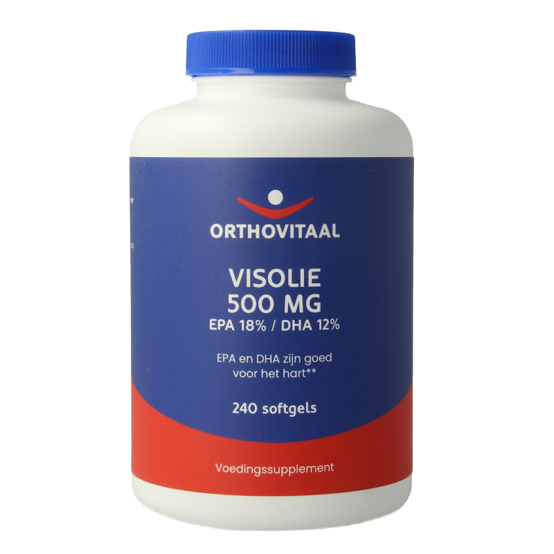 OrthoVitaal Visolie 500mg EPA 18% DHA 12% 240 Softgels