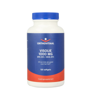 OrthoVitaal Visolie 1000mg EPA 35% DHA 25% 120.00 Softgels