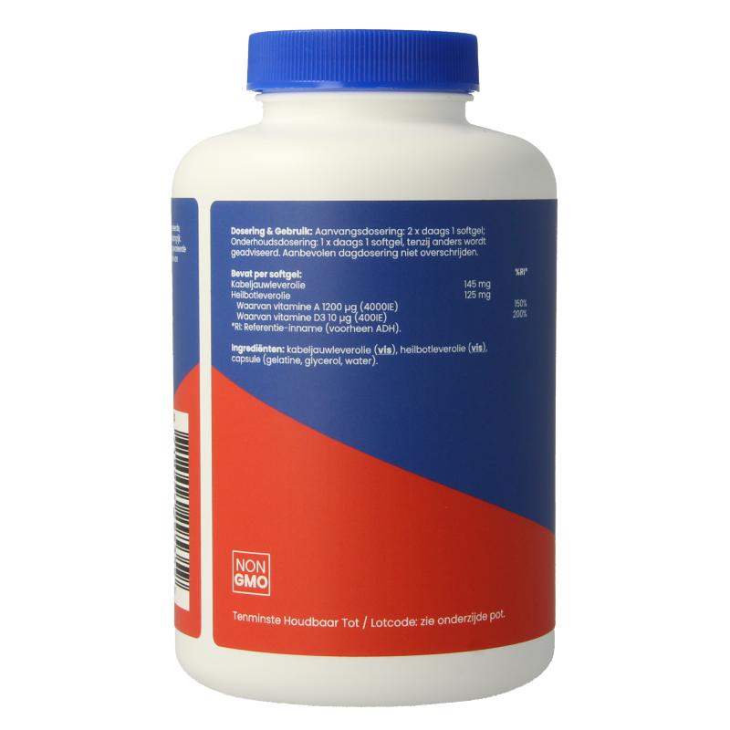 OrthoVitaal Levertraan vitamine A en D 350 Softgels