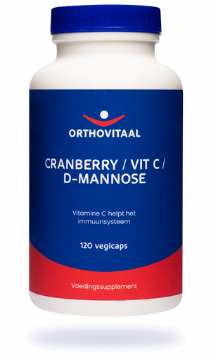OrthoVitaal Cranberry / vitamine C / D-Mannose 120.00 Vegetarische capsules