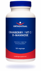 OrthoVitaal Cranberry / vitamine C / D-Mannose 120.00 Vegetarische capsules