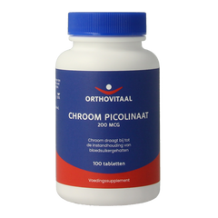OrthoVitaal Chroom picolinaat 200mcg 100 Tabletten