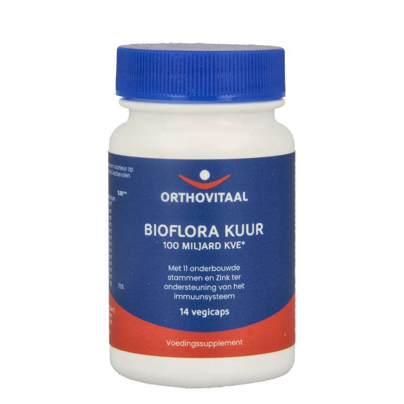 OrthoVitaal Bioflora kuur 100 miljard 14 Vegetarische capsules
