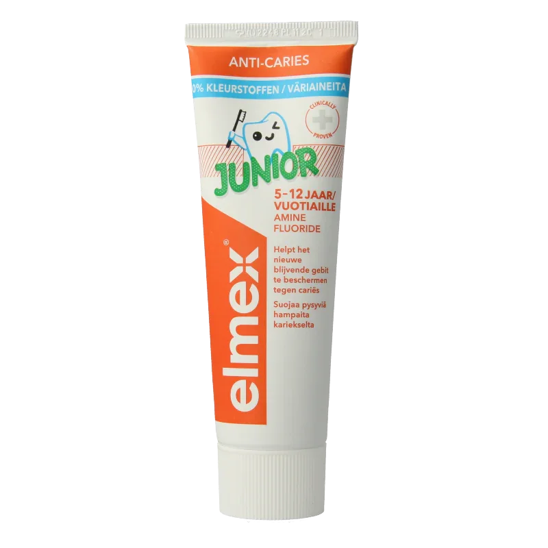 Elmex Tandpasta junior 5-12jaar 75 Milliliter