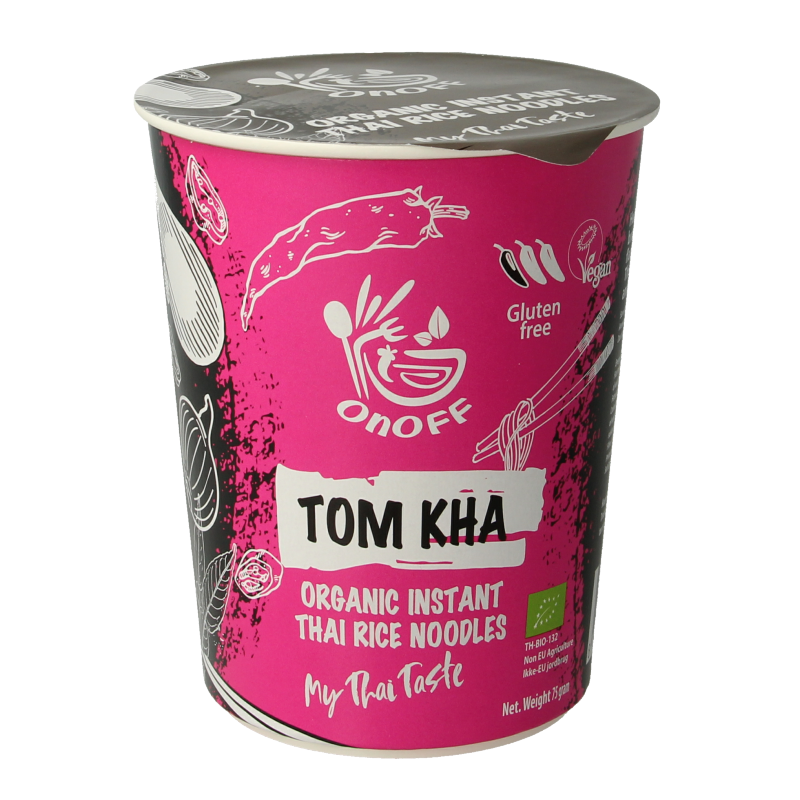 Onoff Instant noodlesoup tom kha bio 75 Gram