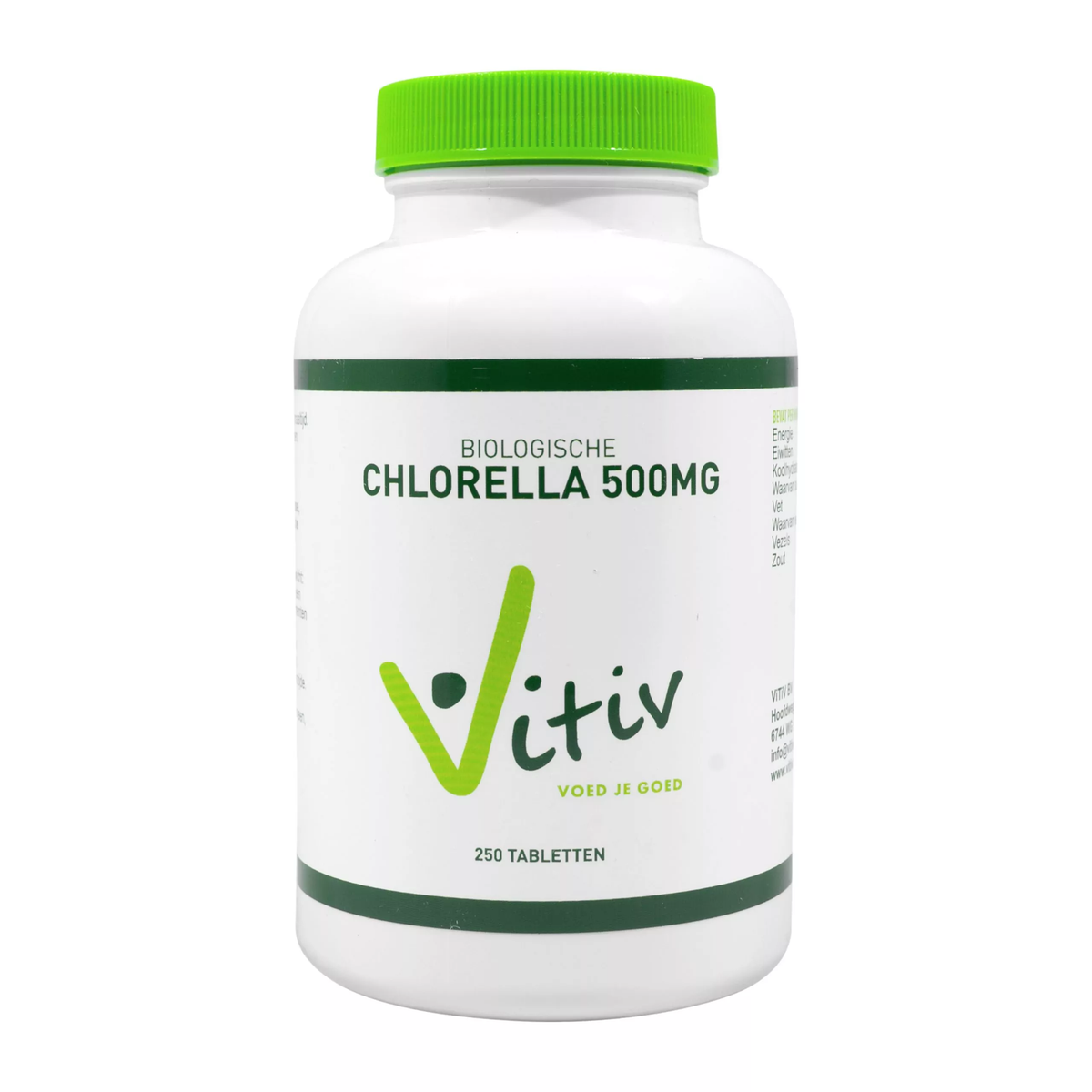 Vitiv Chlorella 500mg 250.00 Tabletten