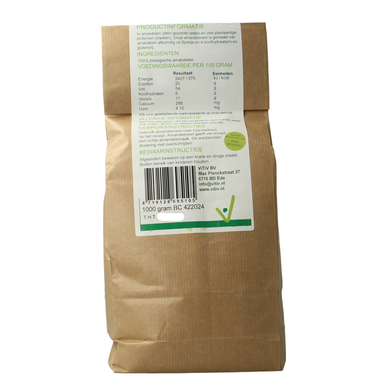 Vitiv Amandelmeel bio 1 Kilogram