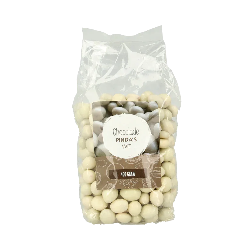MijnNatuurwinkel Chocolade pinda wit 400 Gram