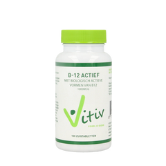 Vitiv Vitamine B12 actief 100 Zuigtabletten