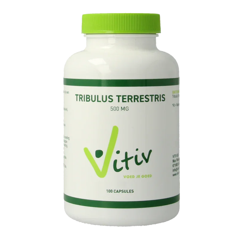 Vitiv Tribulus terrestris 500mg groen 100 Capsules