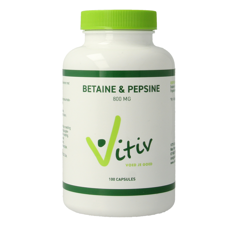 Vitiv Betaine HCL & pepsine 100 Capsules