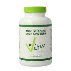 Vitiv Multivitamine voor kinderen 100 Kauwtabletten