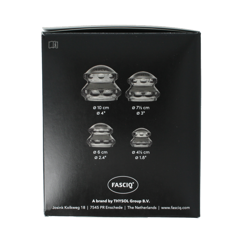 Fysiotape Full body cupping set in box 4 Stuks