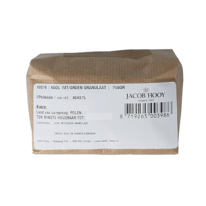 Jacob Hooy Kool wit/groen granulaat 250 Gram