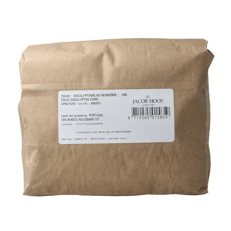 Jacob Hooy Eucalyptusblad gesneden 1 Kilogram