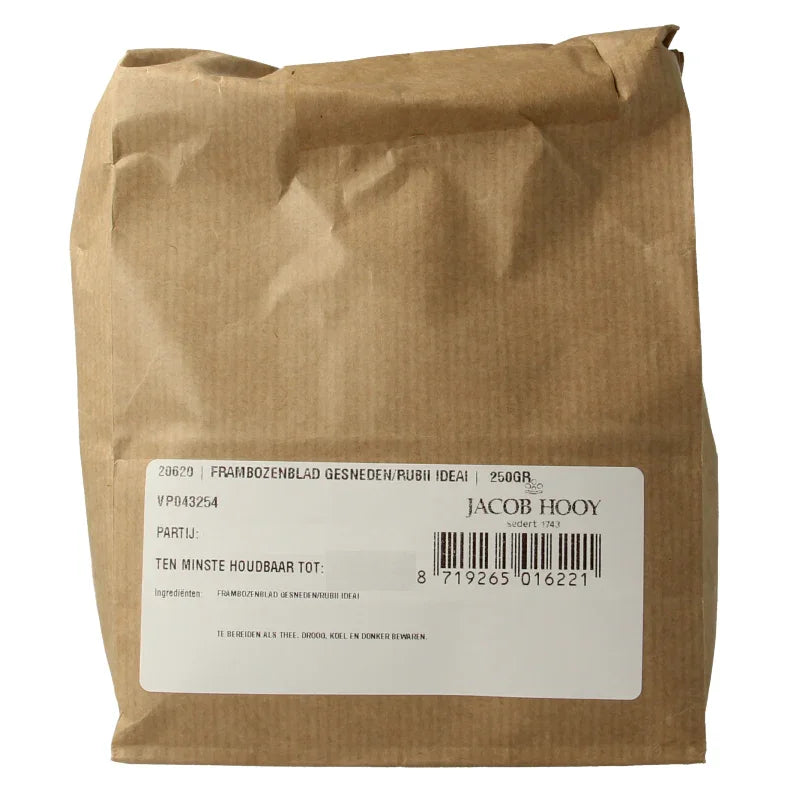 Jacob Hooy Frambozenblad 250 Gram