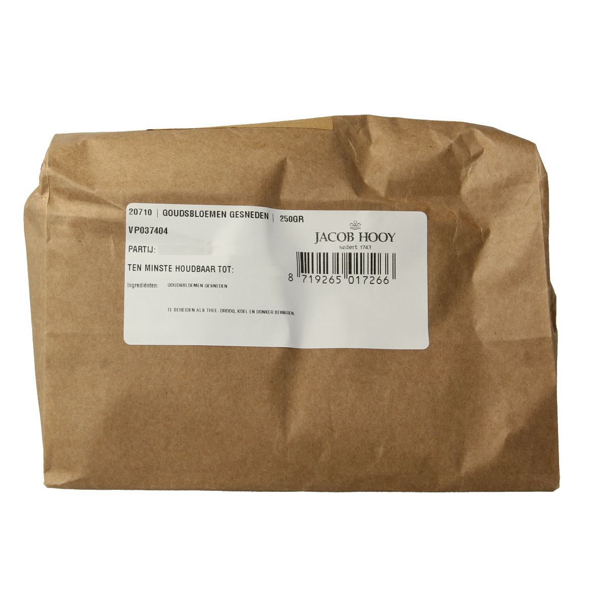 Jacob Hooy Goudsbloem gesneden 250.00 Gram