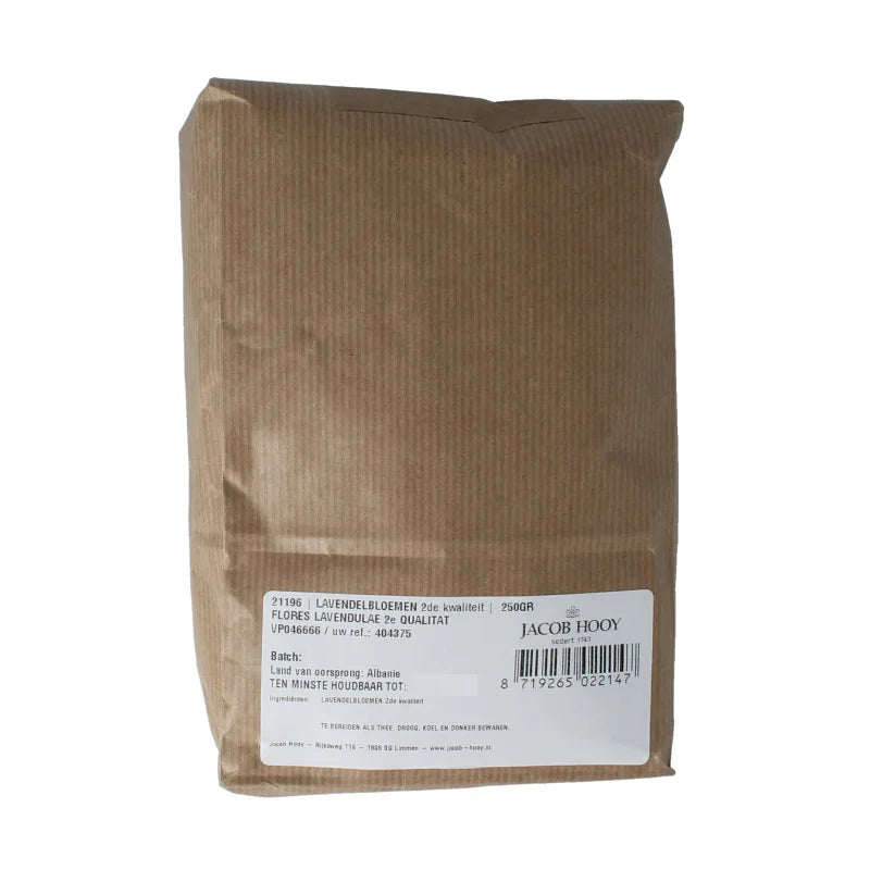 Jacob Hooy Lavendelbloemen 2de kwaliteit 250 Gram