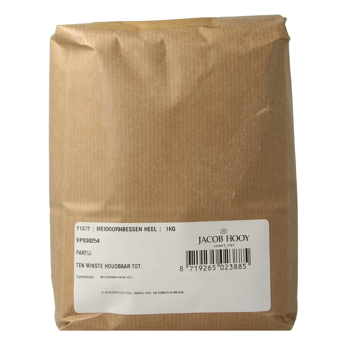 Jacob Hooy Meidoornbessen 1.00 Kilogram