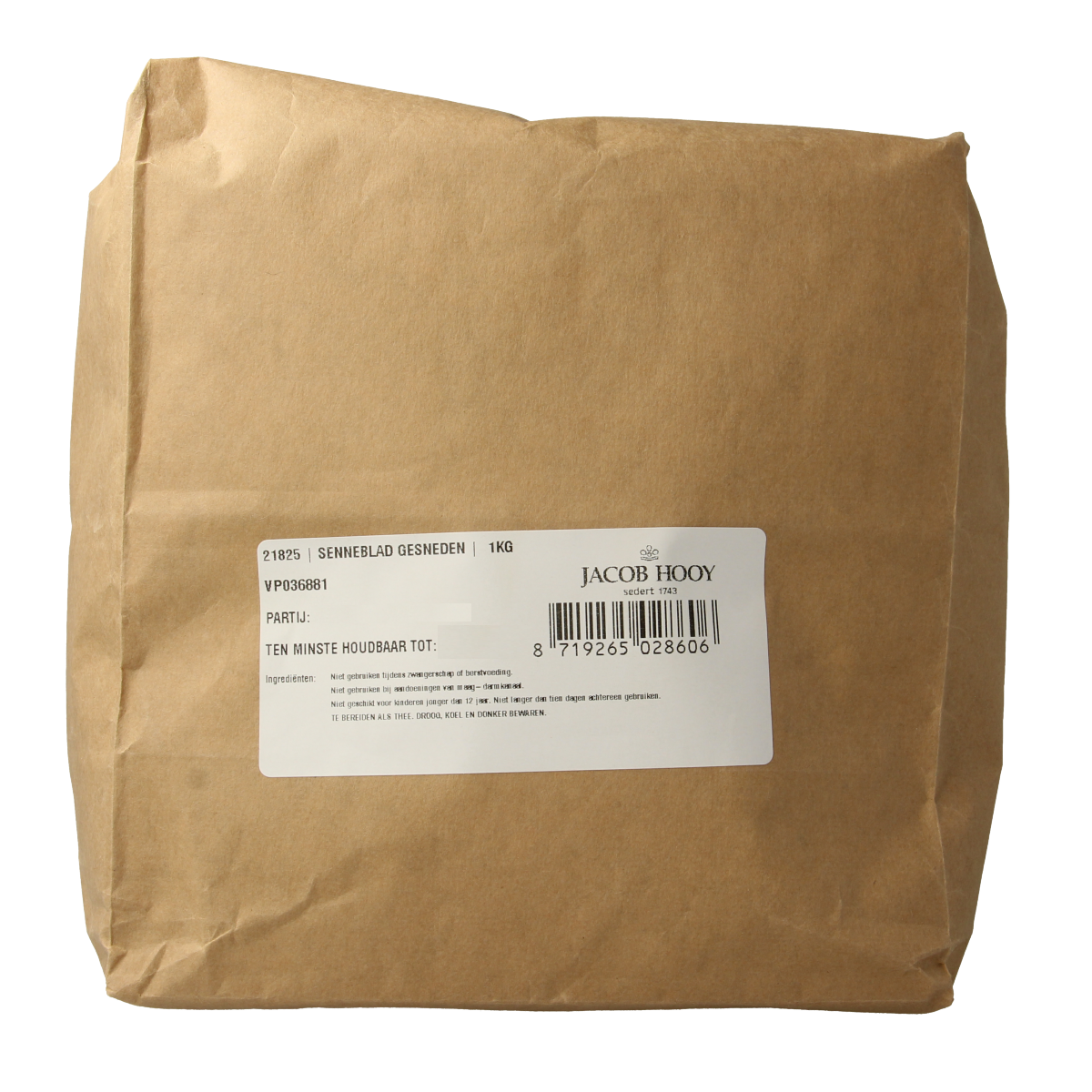 Jacob Hooy Senneblad gesneden 1.00 Kilogram