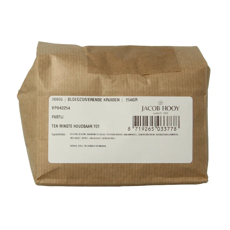 Jacob Hooy Bloedzuiverende kruiden 250 Gram