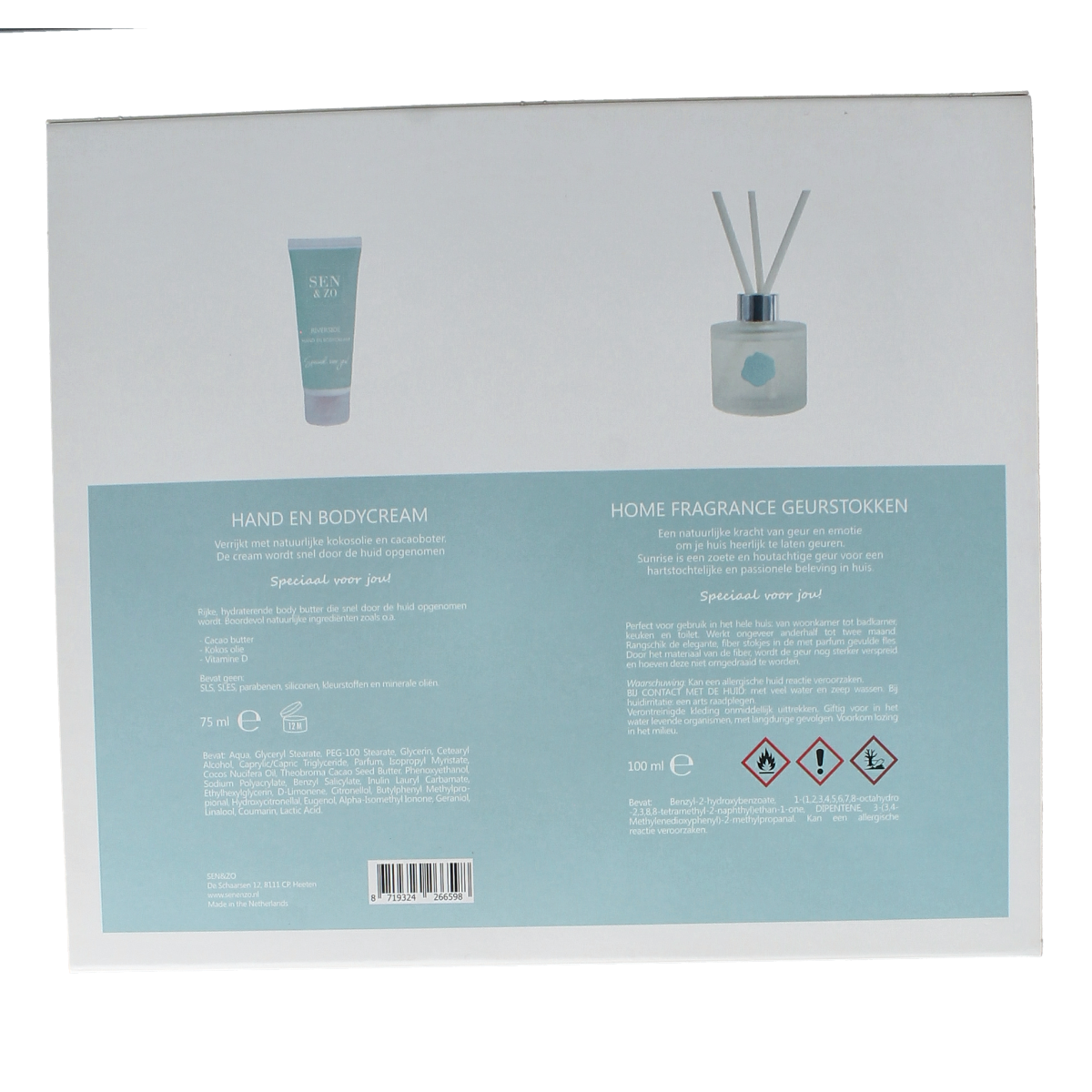Sen&zo Cadeauset riverside homefragrance hand&body cream 1.00 Set