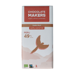 Chocolatemakers Fairtrade salty caramel 49% bio 80.00 Gram