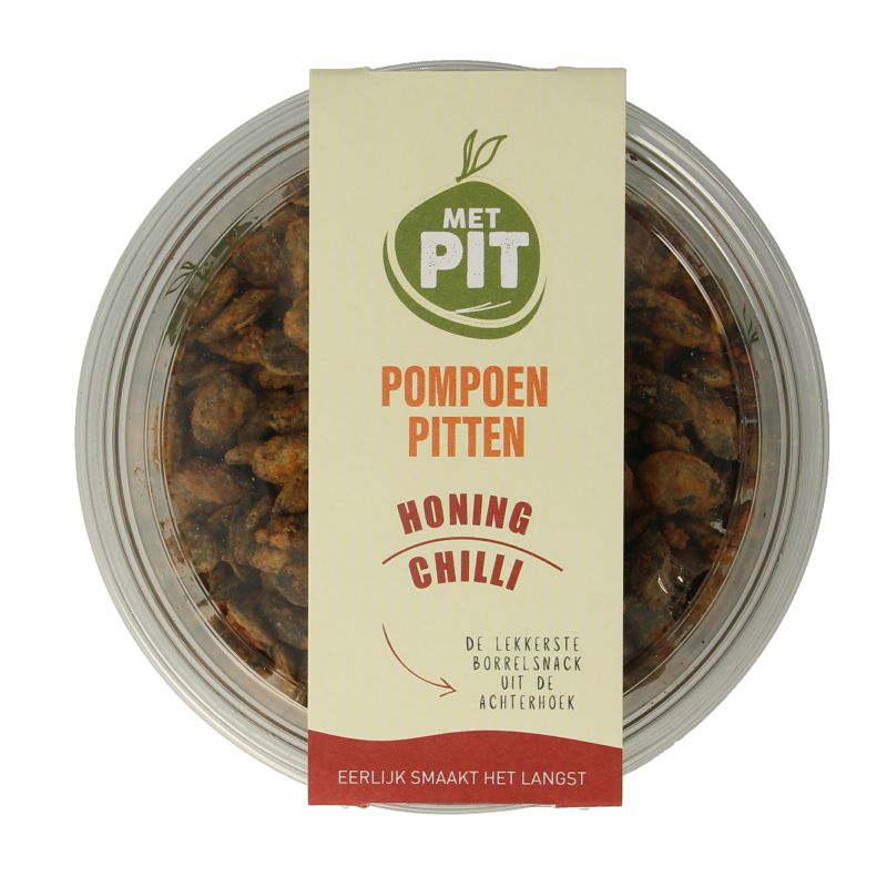 Met PIT Pompoenpitten honing chili 150 Gram