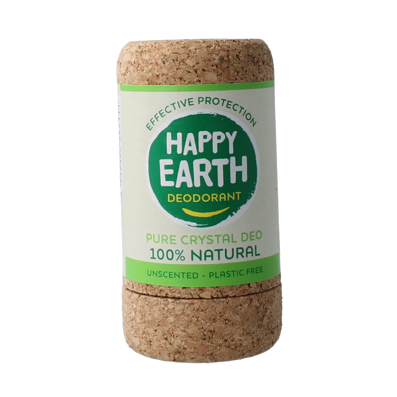 Happy Earth Pure crystal deodorant unscented 90 Gram