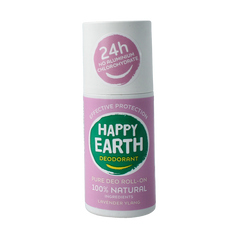 Happy Earth Pure deodorant roll-on lavender ylang 75 Milliliter