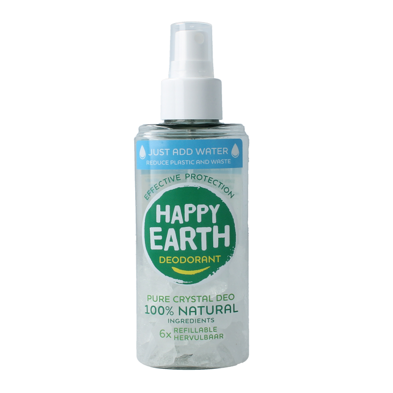 Happy Earth Natuurlijke just add water unscented spray 50 Gram
