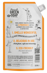 Marcel's Green Soap Handzeep sinaasappel & jasmijn navul 500 Milliliter