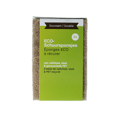 Greenhub  Schuursponsjes eco 2 Stuks