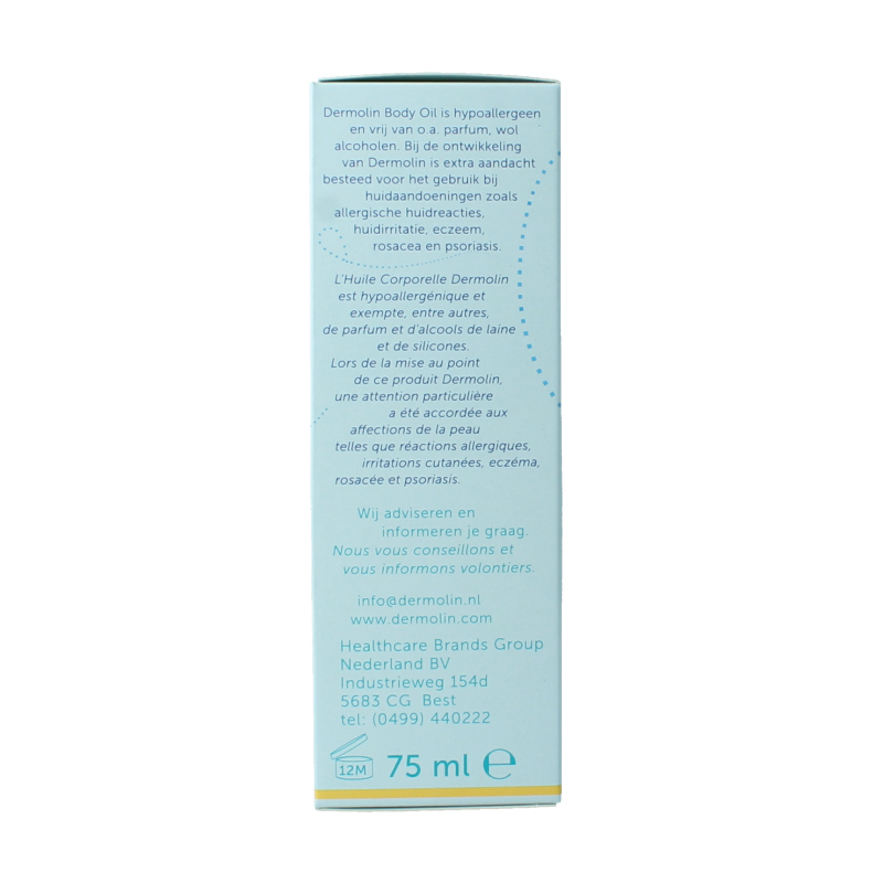 Dermolin Body oil 75 Milliliter