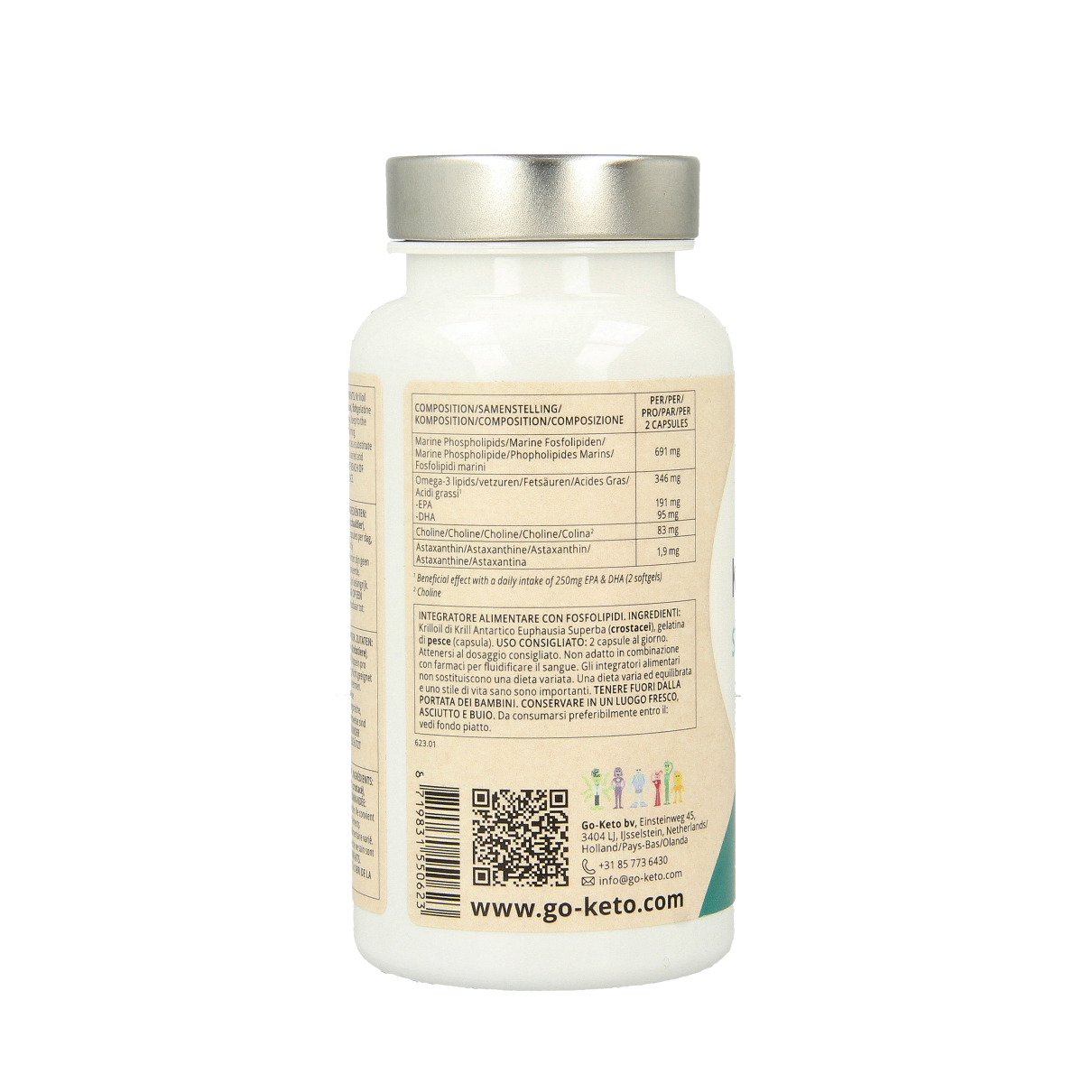Vital20 Krill olie omega-3 590mg 90.00 Softgels