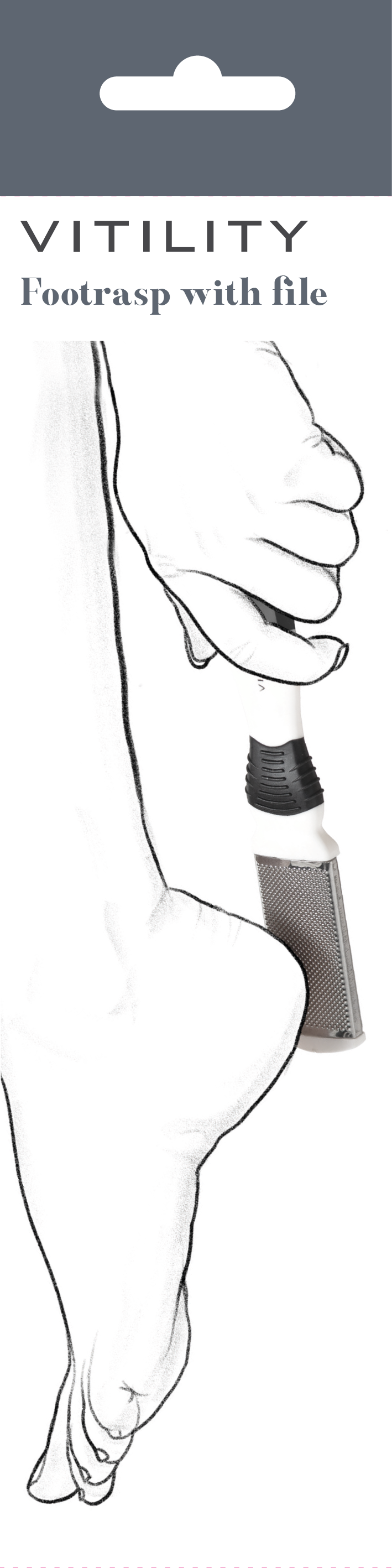 Vitility Voetrasp met vijl 1 Stuks