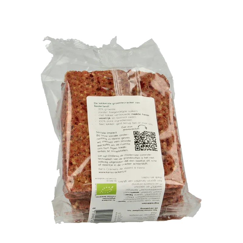 Kari's Crackers  Groentecracker rode biet bio 180 Gram