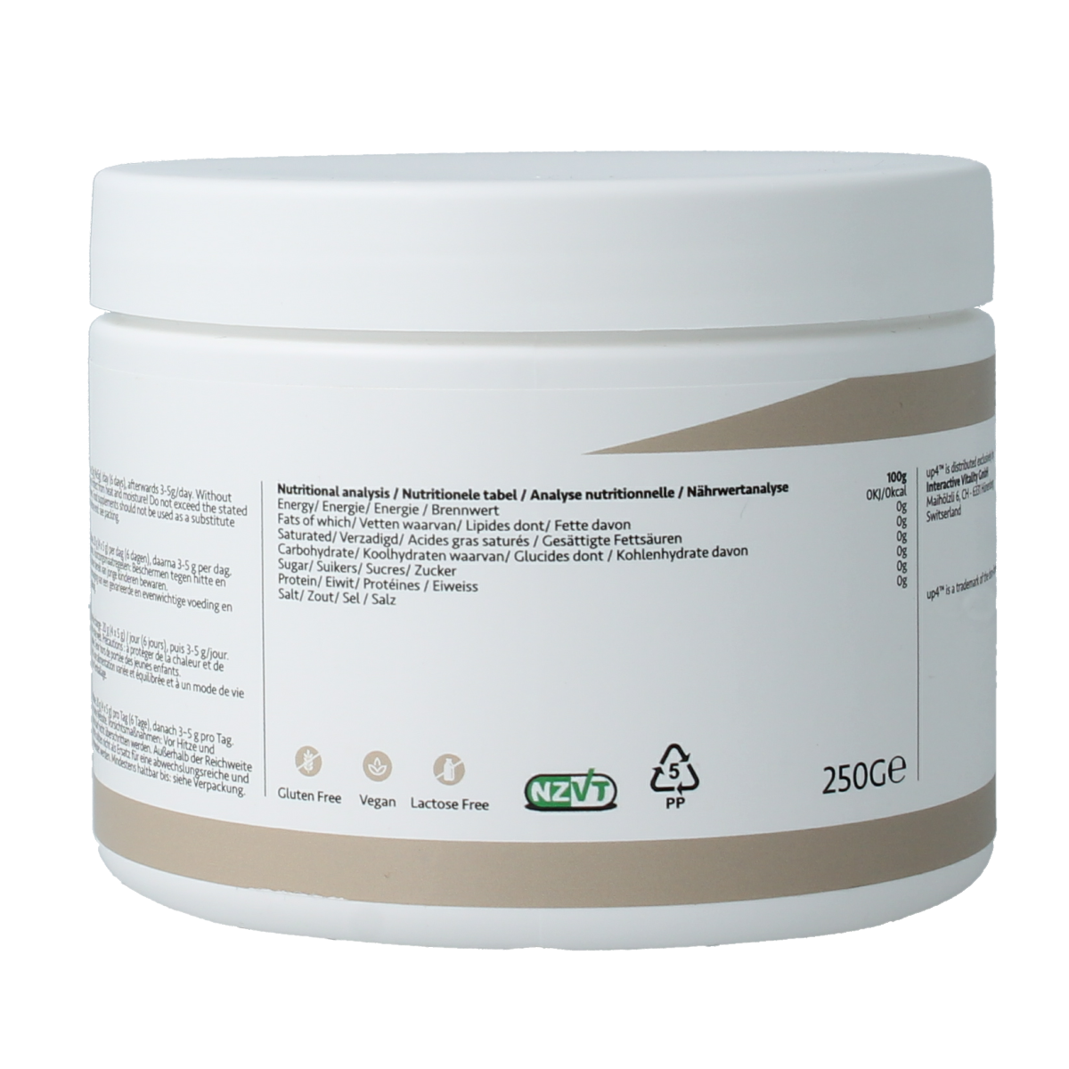 UP4 Creatine poeder 250.00 Gram